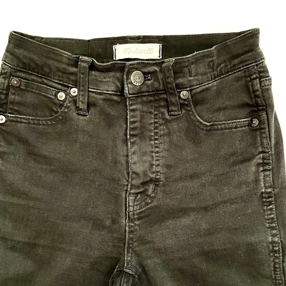 Madewell high rise skini skini black jeans 25 - Picture 10 of 11